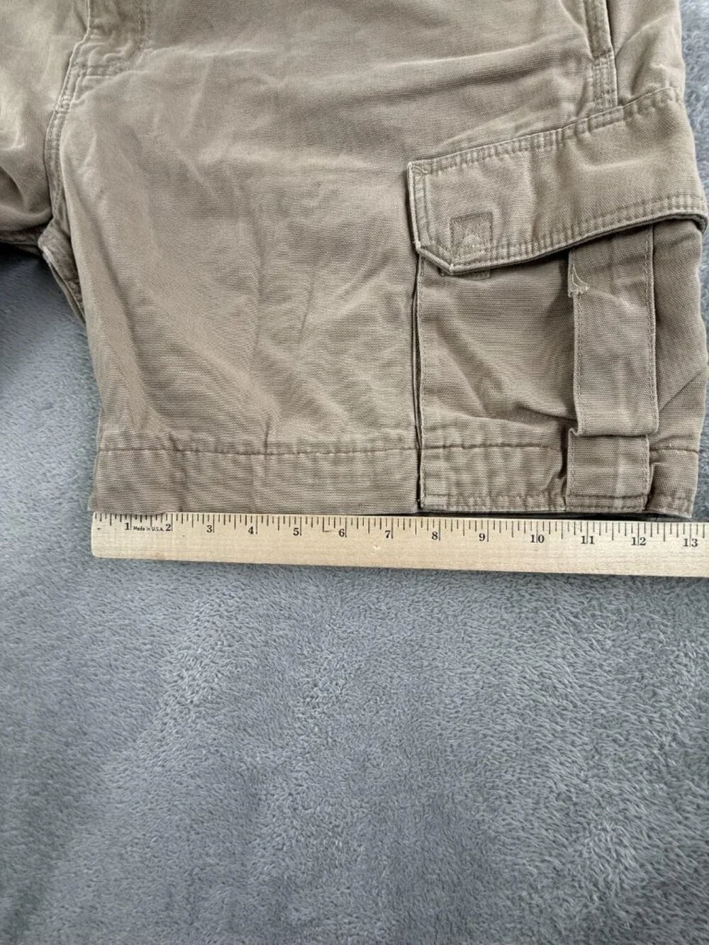 Vintage Carhartt Cargo Shorts Mens 42 Brown Canvas Utility Workwear Relaxed Fit